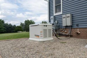 Whole-home standby generator installed at a Flathead Valley residence