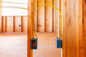 New home electrical rough-in in the Flathead Valley